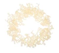 OATIPHO Nail Color Display Rings with Colour Matching Feature Plastic 200pcs Beige Ergonomic Compact Ring Holder for Manicure and Classroom Practice for DIY Enthusiasts and Customers
