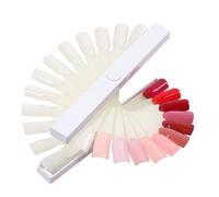 OATIPHO Nail Practice Tips Fan Shape Set for Nail Color Display Easy to Show and Display Many Colors for Home Use Or Office