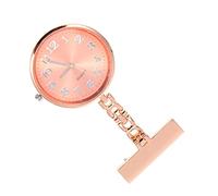 OATIPHO Nurse Watch for Doctors and Nurses with Daily Life Waterproof Feature, Clasp on Clothes Design, Synthetic Materials, Orange Key Shape, for Clinic Use and Professionals