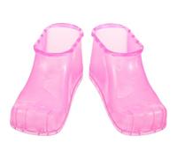 OATIPHO Portable Foot Bath Spa Shoes , Red Small Size 12.5cm, Home Foot Soaking Massager for Pedicure and Relaxation