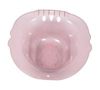 OATIPHO Postpartum Care Sitz Bath Basin for Toilet Seat Durable Plastic Soothing Bath with Dual Handles Space Saving Hanging Design for Personal Hygiene