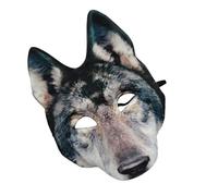 OATIPHO Realistic Werewolf Mask for Halloween Cosplay Breathable Animal Masquerade Costume Accessory Scary Wolf Head Dress Up Mask for Party Favors and Wolf Costume Events