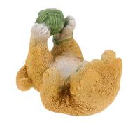 OATIPHO Resin Cat Figurine Phone Stand with Nonslip Base Cute Animal Mobile Holder for Desktop and Bedside Creative Yarn-themed Cell Phone Display Bracket for Home Office Decor