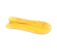 OATIPHO Resin Gua Sha Massage Scraper Tool for Face and Neck, Amber Fish-shaped Facial Scraping Board, Deep Tissue Muscle Relief, Portable Body