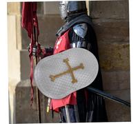 OATIPHO Retro Style Knight Armour for Realistic Plastic Helmet Shield and Dress-up Cosplay Prop for Medieval Theme Parties and Role Play
