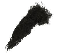 OATIPHO Retro Style Punk Mullet Wig Heat Resistant Synthetic Curly Hair Ladies Men's Halloween Costume Wig