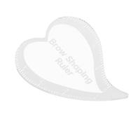 OATIPHO Reusable Heart Shaped Eyebrow Shaping Stencil for Women, User Friendly Plastic Eyebrow Drawing Guide, 5.30x4.20x0.15cm, for Makeup and Studio Use