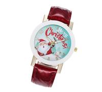 OATIPHO Santa Claus Digital Watch for Women Lightweight Comfortable Strap Creative Gift Wristwatch with Dark Durable Material Daily Wear Accessory