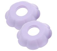 OATIPHO Silicone Face Wash Wristbands Purple Water-resistant Wrist Cuffs Skincare Sweatbands for Women Spa Hand Guard Sleeve Retainer for Washing and Makeup