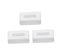 OATIPHO Silicone Watch Strap Ring Replacement White 20mm Watch Band Loop Set of 3 Compatible with Casio Shock Resistant Ga110 Gd Ba Models Sturdy Wristband Fastener