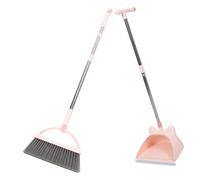 OATIPHO Small Broom and Dustpan Lightweight Cleaning Tools for Compact Plastic Housekeeping Kit for Indoor Sweeping Easy to Handle Childrens Cleaning for Pretend Play and Learning