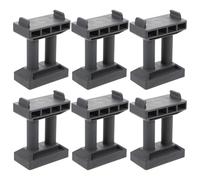 OATIPHO Stackable Railway Bridge Pier Supports 6Pcs Lightweight Plastic Model Train Bridge Pier for ’S Scene Building Compatible with Popular Wooden Train Sets