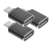 OATIPHO USB-C to USB 3.0 Converter 3pcs USB Type C Female to USB 3.0 Male Adapters for Phone Accessory and Tablet Use, Portable, Plug and Play