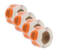 OATIPHO Use First Sticker Labels Self-Adhesive Food Service Inventory Control Labels Circle Stickers Day Dots