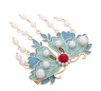OATIPHO Vintage Butterfly Hair Clip for Women Elegant Chinese Style Hairpin Timeless Asian Hair Accessory for Parties and Weddings Unique Retro Design with Pearl Detail