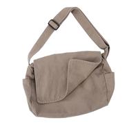 OATIPHO Vintage Canvas Crossbody Shoulder Bag Large Capacity Messenger Tote with Multiple Pockets for Men Women College Students Durable Lightweight Design