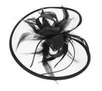 OATIPHO Vintage Floral Fascinator Hat with Veil Lightweight Mesh Tea Party Headpiece for Womens Weddings Bridal Shower and Elegant Church Events Hair Accessory