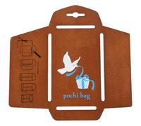 OATIPHO Vintage Wooden Envelope Stencil Template for DIY Crafts Small Letter Envelope Making Multipurpose Plastic Stencil and DIY Supplies