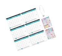 OATIPHO Wall Calendars Appointment Calendar 16.90x11.99x0.20in Lightweight Space-saving Paper Design for Home and Office Use from 2024.01 to 2025.06