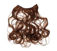 OATIPHO Wavy Hair Extensions Synthetic Fiber Hair Pieces 26 Inch 8 Wave Invisible Seam for Women Wig Accessories for Everyday Use