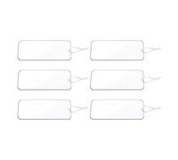 OATIPHO Wedding Chair Tags Smooth Surface Acrylic with Hanging Design 6pcs Simple and Elegant Appearance for DIY Wedding and Party Reserved Seat Signs