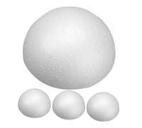 OATIPHO White Polystyrene Foam Hemisphere for DIY Crafts Semi-Circle Foam Model for Floral Arrangements Wedding Decor Easy to Paint and Shape for Unique Designs