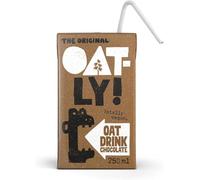 Oatly Chocolate Oat Drink 250ml Paper Straw | Dairy-Free, Vegan, Plant-Based Milk Alternative (Pack of 12)