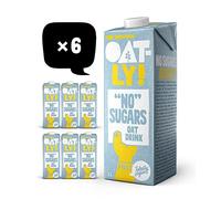Oatly "No" Sugars Oat Drink 1 Litre (Pack of 6)