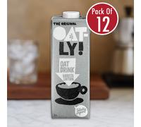 Oatly Oat Drink Barista Edition - 1L 12 (Pack of 12 | Dairy-Free Barista Milk Alternative)