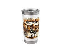 Oatman Arizona Wild Burro Old West Mining Stainless Steel Insulated Tumbler