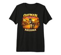 Oatman Arizona Wild Burro Sunrise Cartoon Premium T-Shirt