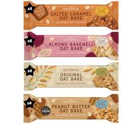 Oatopia Flapjack Bars Oat Bakes - Soft Baked Oat Bars - Healthy Snack Bars - Source of Fibre Oat Flapjacks -Variety Multipack 16x60g - Plant Based - Suitable for Vegans - Breakfast & Holiday Essential