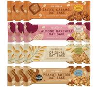 Oatopia Flapjack Bars Oat Bakes - Soft Baked Oat Bars - Healthy Snack Bars - Source of Fibre Oat Flapjacks -Variety Multipack 12x60g - Plant Based - Suitable for Vegans - Breakfast & Holiday Essential