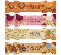 Oatopia Flapjack Bars Oat Bakes - Soft Baked Oat Bars - Snack Bars - Source of Fibre Oat Flapjacks -Variety Multipack 8x60g - Plant Based - Suitable for Vegans - Breakfast & Holiday Essentials