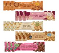 Oatopia Flapjack Bars Variety Pack - 5 Flavours Soft Baked Oat Bars Multipack - Plant-Based Snack, Source of Fibre, Oat Snacks for Breakfast & On-the-Go (Pack of 15)