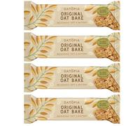 Oatopia Original Flapjack Bars Oat Bake 60g - Pack of 4, Snack Bars, Wholegrain Oats, Soft Flapjack Texture, Guilt-Free Energy Snack, Breakfast & Holiday Essentials