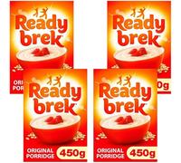Oats Bundle with Ready Brek Smooth Original Porridge Oats Original 450g - 4 Pack | Original Oat Cereal Fortified with Vitamins, Iron & Calcium., Suitable For Vegetarians.