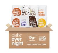 Oats Overnight Dairy-Free - High-Protein, Low-Sugar, Gluten-Free Porridge (77g Per Pack) (12 Pack)