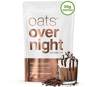 Oats Overnight - Mocha Dream - Premium High-Protein, Low-Sugar, Gluten-Free, Contains Coffee (79g per pack) (12 Pack) …