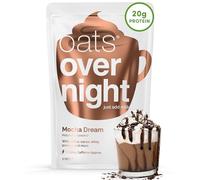Oats Overnight - Mocha Dream - Premium High-Protein, Low-Sugar, Gluten-Free, Contains Coffee (79g per pack) (12 Pack) …