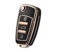 OATSBASF Car Key Case for Audi, A1 A3 A4 A6 Q3 Q5 Q7 S3 R8 TT Silicone TPU Protective Case