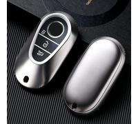 OATSBASF Car Key Case for Mercedes Benz, Key Case Cover for Mercedes Benz C S Class W206 W223 2020UP, Key Case Protective Accessory (Q-Grey)