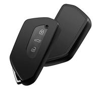 OATSBASF Car Key Case for VW, Compatible with Golf 8, Seat Leon MK 4, Tarraco, Ateca, Skoda Octavia - TPU Silicone Key Case (Black)