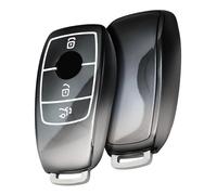 OATSBASF Car Key Cover Suitable for Mercedes Benz, Key Cover for E Class S Class TPU Protective Case (JBS-Black)