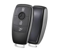 OATSBASF Car Key Cover Suitable for Mercedes Benz, Key Cover for E Class S Class TPU Protective Case (DD-Black)