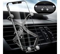 OATSBASF Car Phone Holder Mount 2023 Upgrade Gravity Car Phone Mount, Hands Free Phone Holder, Gravity Air Vent Car Mount, Suitable for Mobile Phones Under 7 inches (X01-Black)