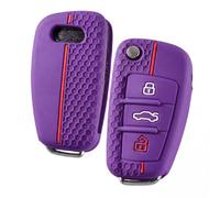 OATSBASF Silicone Car Key Case for Audi A1 A3 A4 A6 Q3 Q5 Q7 Accessories