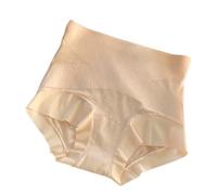 OATTIS 2PCS Women's High-Waist Lace Shaping Underwear - 7A Antibacterial Breathable Silky Briefs,Color1,M 40-55KG