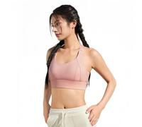 OATTIS Women’s High-Impact Sports Bra, Adjustable Cross-Back Workout Bra With Hook-and-Eye Closure,Color4,L