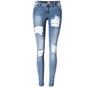 OATTIS Women's Low Waisted Slim Fit Elastic Denim Shorts With Three-dimensional Cat Whiskers And Worn Holes Pants,Color1, S